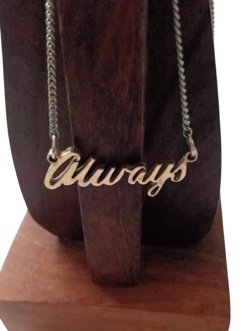 Harry Potter "Always" Gold-Tone Necklace TM & © WBEI Stamp